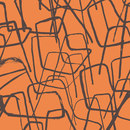 Tres Tintas Barcelona 1080 Cadires 1991-5 Carta da parati