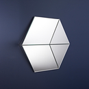 Deknudt Mirrors Hexagon Living-room / Office complements