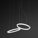 Halo hanging lamp double Vibia