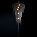 Droplet Art Chandelier 700 Willowlamp