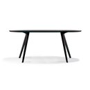 Accademia Katana oval black table Gastronomia / Ristorazione Ristorante: Tavoli Tavoli da giardino Tavoli da pranzo Tavoli da pranzo / Consolle