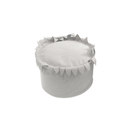 Adamo pouff ecru Poemo Design