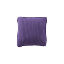 Natural Tricot cushion viola Poemo Design