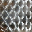Inox Schleiftechnik Pfauenauge Floor panels Floor tiles Metal Metal flooring Metal: sheets/panels Wall panels Wall tiles