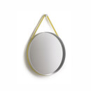 Strap Mirror Yellow Hay