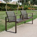 AREA Newport metal Outdoor Bench Outdoor benches Street furnishings