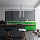 Valcucine New Logica System Invitrum verde prato Kitchen systems