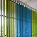 Texaa® Vibrasto vertical blinds Curtains / Blind systems Room acoustics Sound absorption