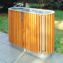 mmcité diagonal Litter bin Litter bins Street furnishings