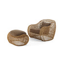 Kenneth Cobonpue Balou Easy Armchair with Ottoman