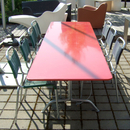 manufakt bättig long rectangular folding table Gastronomie Tables de jardin