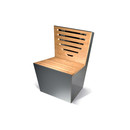 LAB23 Single Wood Outdoor chairs
