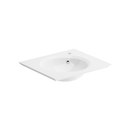 Unique washbasin for right hand side tap pomd’or