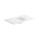 Unique washbasin for right hand side tap pomd’or