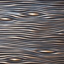 VEROB Metallisation | vague convexe avec des inclusions Finition de surface: Métallisation Finition de surface: Patinage Métal Panneaux muraux