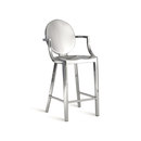 emeco Kong Counter stool with arms Gastronomy Seating Swivel chairs