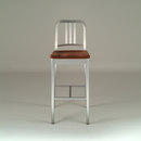 emeco 11-04 Navy Barstool with wooden seat Bar: Tabourets de bar Chaises / Tabourets / Bancs Gastronomie / Cantine Tabourets de bar