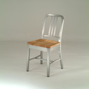 11-04 Navy Chair with wooden seat emeco