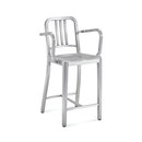 emeco Navy® Counter stool with arms Gastronomie Sièges Sièges de collectivité