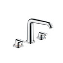 Axor Bouroullec mélangeur lavabo 3 trous 155 mm poignées manettes sans tirette ni vidage Hansgrohe