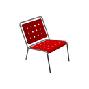 BURRI Stella Lounge Chair with four-leg base Outdoor chairs