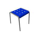 BURRI Stella Stool with four-leg base Outdoor chairs
