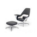 Coalesse SW_1 Highback Lounge Swivel Return Chair with tablet and ottoman Lounge: Sessel Loungebereich / Wartebereich