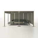 Gandía Blasco Pérgola modul 3 Lounge de jardin Pavillons de jardin