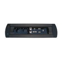 KOMTECH Design Line desk connector panel