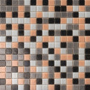 Mosaico+ Cromie Grigiorosa Mosaici per pareti Vetro Vetro: mosaici
