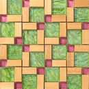 Mosaico+ Dialoghi Misura op.7 Madera Madera: Mosaicos Mosaicos de pared Vidrio Vidrio: mosaicos