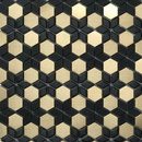 Mosaico+ Dialoghi Radiante op.4 Glass Glass: mosaics Metal Metal: mosaics Natural stone Wall mosaics