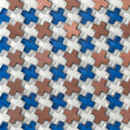 Mosaico+ Dialoghi Positivo op.1 Glass Glass: mosaics Metal Metal: mosaics Wall mosaics