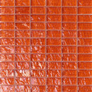 Mosaico+ Onde 23x48 Arancio R Mosaicos de pared Vidrio Vidrio: mosaicos