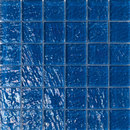Mosaico+ Onde 48x48 Blu Q Glass Glass: mosaics Wall mosaics