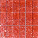 Mosaico+ Onde 48x48 Rosso Q Glass Glass: mosaics Wall mosaics