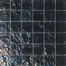 Mosaico+ Onde 48x48 Antracite Q Glass Glass flooring Glass: mosaics Mosaics Wall mosaics