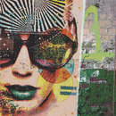 Mosaico+ Studio Popster StreetGlasses Glass Glass: mosaics Wall mosaics