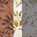 Mosaico+ Studio Flowers Garofano Oro Glass Glass: mosaics Wall mosaics