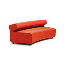 Up 3-Seater curved with backrest Fora Form