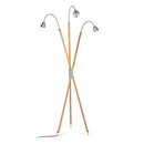 less'n'more athene 3er Standleuchte Holz LED-Leuchten Standleuchten