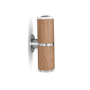 less'n'more athene 2er Wandstrahler Holz LED-Leuchten Wandanbauleuchten