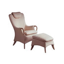 Nielaus Tenor Armchair with footstool Attesa / Lounge / Atrio Relax Sedute