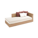 Point Golf sun bed right arm Garden lounge