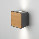Marset Lab 2 Grey Light Iroko Garden lighting Wall lights