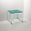Effegibi linea Alu | banquette 2 module Mobilier salle de bain Sièges