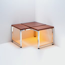 Effegibi linea Steel | banquette de coin Mobilier salle de bain Sièges