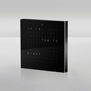 Qlocktwo Touch Black Metal QLOCKTWO