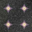 Bisazza Vesper Minor Black Mosaici Mosaici per pareti Pavimenti in vetro Vetro Vetro: mosaici