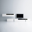 MDF Italia Inmotion wall system Audio / Video / Multimedia Credenze / Cassettiere
